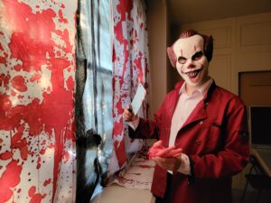 foto krant clown